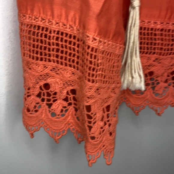 BNWT Hinge butterfly sleeve coral dress size M - Picture 5 of 9